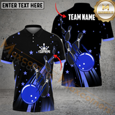 Maxcorners Ball And Pins Star Way Bowling Jersey Multicolor Options Personalized Name, Team Name 3D Shirt