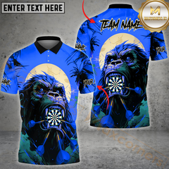 Maxcorners Darts Kong Colorful Multicolor Options Personalized Name, Team Name 3D Shirt