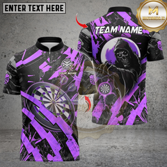 Maxcorners Darts Dartboard Skeleton Multicolor Customized Name, Team Name 3D Shirts