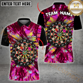 Maxcorners Darts Colorful Lightning Multicolor Options Personalized Name, Team Name 3D Shirt