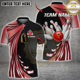 Maxcorners Bowling Team Jersey Multicolor Customized Name, Team Name 3D Shirts
