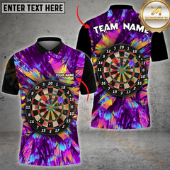 Maxcorners Darts Colorful Lightning Multicolor Options Personalized Name, Team Name 3D Shirt