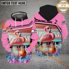 Maxcorners Phoenix Bowling Jersey Customized Name, Team Name 3D Polo Shirt