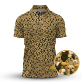 Maxcorners French Bulldog Golf Shirt, Funny Dog Golf Shirt For Men, Pattern Golf Shirt For Golfers