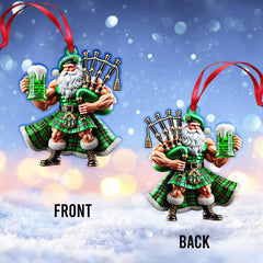 Maxcorners Custom Name Scotland Ornament, Christmas Gift for Scotland Lover 2D Flat LM2211