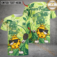 Maxcorners Less Talk More Dink – Crowned Pickleball King Personalized Name, Team Name Unisex Shirt 10