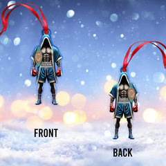 Maxcorners Custom Name Boxing Ornament, Christmas Gift for Boxing Lovers 2D Flat LM2211