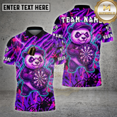 Maxcorners Darts Shirts Panda Lightning Design Multi Options Personalized Name, Team Name 3D Shirt