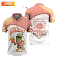 Maxcorners Funny Pickleball Grandma Shirts, Custom Name Women’s Pickleball Shirt, Gift For Pickleball Lover LM0509