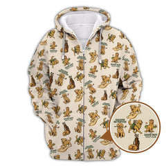 Maxcorners Golden Retriever Golf Shirts, Funny Golden Retriever Golf Shirt For Dog Lovers, Pattern Golf Polos