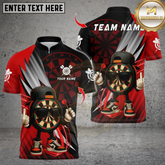Maxcorners Darts Funny Dartboard Design Multicolor Customized Name, Team Name 3D Shirts