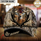 Maxcorners Hunting Deer Camouflage Multicolor Personalized Name 3D Cap