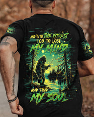 Maxcorners And Into The Forest I Go Bigfoot Fishing All Over Print LM1601