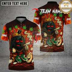 Maxcorners Bowling King Smoking Ball Multicolor Customized Name, Team Name 3D Shirts