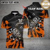 Maxcorners Darts DartBoard Grunge Multicolor Customized Name, Team Name 3D Shirts