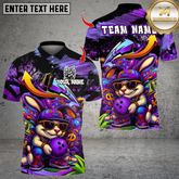 Maxcorners Bowling Rich Gangster Urban Rabbit Multicolor Customized Name, Team Name 3D Shirts
