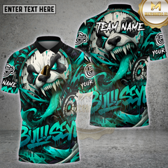 Maxcorners Darts Angry Panda Bullseye Multioptions Personalized Name, Team Name Unisex 3D Shirt (4 Colors)