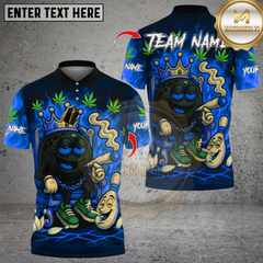 Maxcorners Bowling King Smoking Ball Multicolor Customized Name, Team Name 3D Shirts