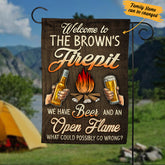 Maxcorners Camping Firepit Garden Flag 22