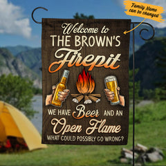 Maxcorners Camping Firepit Garden Flag 22