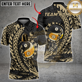 Maxcorners Billiards Yin And Yang Ball 8&9 Multicolor Customized Name, Team Name 3D Shirt