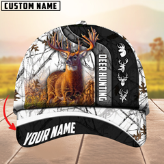 Maxcorners The Unique Premium Deer Hunting Camouflage Pattern Multicolor Personalized Name 3D Cap