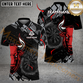 Maxcorners Darts Red Bull Sport Multicolor Customized Name, Team Name 3D Shirts