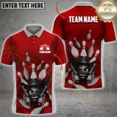 Maxcorners Bowling Cowboy Ball with Guns Multicolor Personalized 3D Shirt