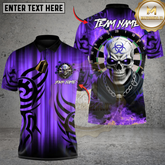 Maxcorners Darts Biohazard Skull Inferno Multicolor Customized Name, Team Name 3D Shirts