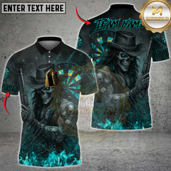 Maxcorners Darts Reaper Gunslinger Multicolor Customized Name, Team Name 3D Shirts