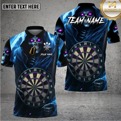 Maxcorners Dark Soul Electric Dartboard Multioptions Personalized Name, Team Name Unisex 3D Shirt (4 Colors)
