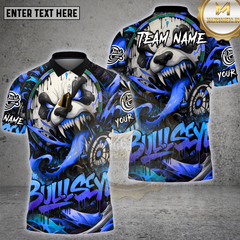 Maxcorners Darts Angry Panda Bullseye Multioptions Personalized Name, Team Name Unisex 3D Shirt (4 Colors)