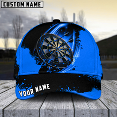 Maxcorners Darts Fire Multicolor Personalized Name 3D Cap