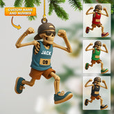 Maxcorners Running Men, Home Decor, Christmas Ornament, Personalized Ornament 2D Flat LM2111