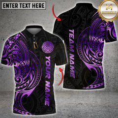 Maxcorners Darts Gold Tribal Tattoo Dartboard Multicolor Customized Name, Team Name 3D Shirts