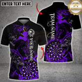 Maxcorners Darts Howling Wolf Dartboard Multicolor Customized Name, Team Name 3D Shirts