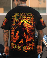 Maxcorners Not All Who Wander Are Lost Bigfoot All Over Print LM1601