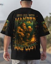Maxcorners Not All Who Wander Are Lost Bigfoot Compass All Over Print LM1601