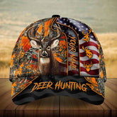 Maxcorners Unique Loralle US Deer Hunting Personalized Hats 3D Multicolored