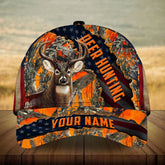 Maxcorners The Best Loralle Deer Hunting Camo Pattern 3D Multicolor Personalized Cap