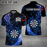 Maxcorners Darts High Flame Patten Color Options Personalized Name, Team Name Unisex 3D Shirt