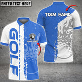 Max Corner Customized Name Pro Player Fire Golf Ball Multicolor Sport Jersey Pattern Custom 3D Polo Shirt