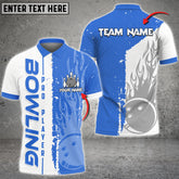 Maxcorners Bowling Pro Player Fire Ball Sport Jersey Multicolored Personalized Name 3D Shirt