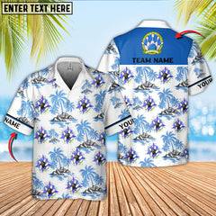 Maxcorners Bowling Tropical Roll Multicolor Options Personalized Name, Team Name 3D Hawaiian Shirt