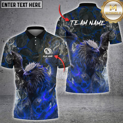 Maxcorners Bowling Fire Griffin Lava Beast Multioptions Customized Name, Team Name 3D Shirt (5 Colors)