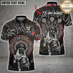 Maxcorners Dartboard The Calligraffiti Of Dark Girl 3 Multioptions Customized Name, Team Name 3D Shirt (5 Colors)