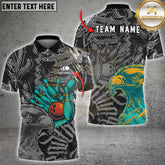 Maxcorners Bowling Eagle Grunge Graphic Multioptions Customized Name, Team Name 3D Shirt (5 Colors)