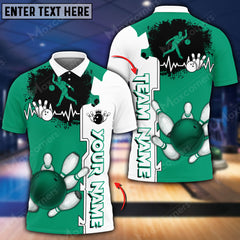 Maxcorners Way Of Strike Bowling And Pins Multicolor Option Customized Name 3D Shirt