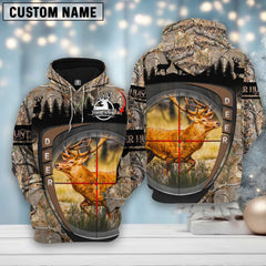 Maxcorners Custom Name Deer Hunting Scope ( Multicolor Option ) 3D All Over Printed Clothes