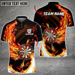 Maxcorners Breath Of Fire Darts Multicolor Option Personalized Name 3D Shirt